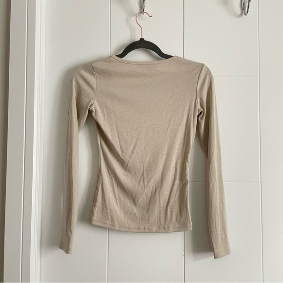 3/$25 Squareneck Longsleeve Top - Picture 3 of 3